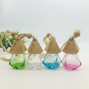 Flacons de parfum en forme de capsules pour voiture, 7ml, pièces, nouveau Design, capuchon en bois, pendentif, diffuseur de voiture - Product Image 6