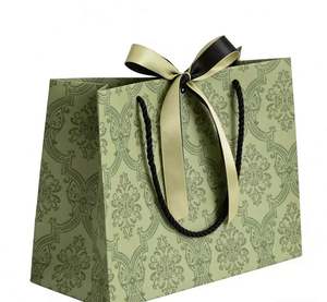 Bolsa de Papel Kraft Ecológica de Lujo Personalizada de Alta Gama, 25*12*20cm, para Ropa, Hecha a Mano - Product Image 5