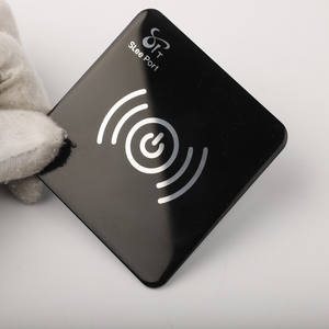 زجاج مخفف حسب الطلب بطباعة الشاشة الحريرية ديكور غرفة الأطفال سوداء ديكور المطبخ ديكور غرفة النوم سادة Rohs - Product Image 3