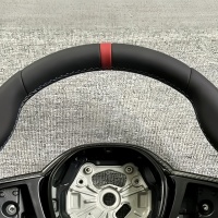 Volant en cuir CS amélioré, compatible avec BMW G20 G30 G80 G82 F80 F82 F87 F12 F86 F33 M2 M3 M4 M5 M6 F85 X5 X6 F30 F10