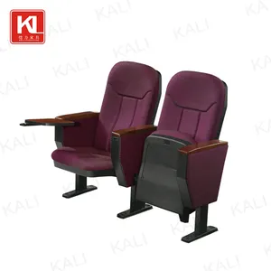 折叠塑料金属剧院礼堂教堂椅子用于学校教室家具 (KL-701)