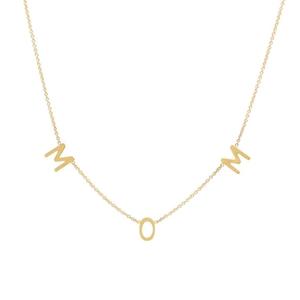 Jietao In Acciaio Inox <span class=keywords><strong>Festa</strong></span> <span class=keywords><strong>della</strong></span> <span class=keywords><strong>Mamma</strong></span> Gioielli Personalizzati Inital <span class=keywords><strong>Collana</strong></span> Lettera Alfabeto Distanziati <span class=keywords><strong>MAMMA</strong></span> <span class=keywords><strong>Collana</strong></span> - Product Image 1