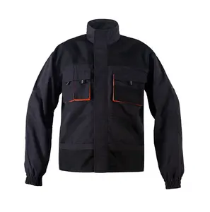 सबसे अच्छा बेच सुरक्षा पहनने जैकेट विपरीत रंग घर्षण प्रतिरोधी उच्च गुणवत्ता कैनवास ऑक्सफोर्ड