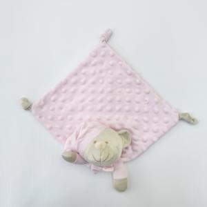 Couverture personnalisée en tissu <span class=keywords><strong>Minky</strong></span> pour bébé, idéale comme cadeau de naissance, accessoire photo, couverture de sécurité et doudou réconfortant - Product Image 4