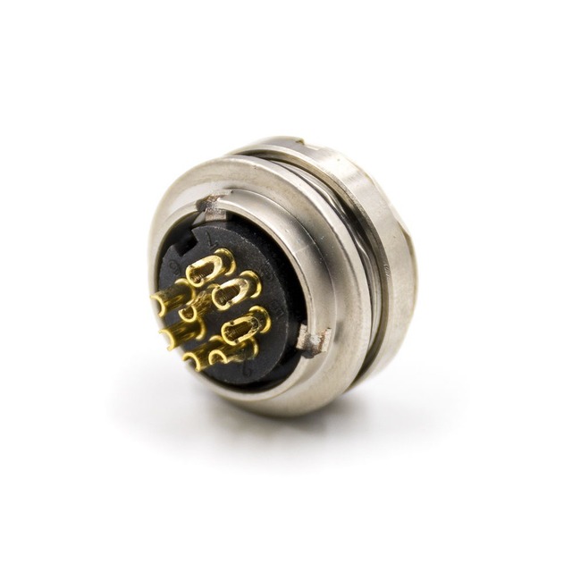 Plastic Water Proof Ip68 Power M16 2pin Connectors M16 Circular Connector K16 Industrial Waterproof Bulkhead