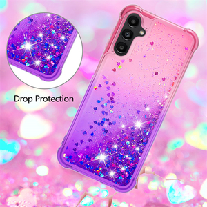 Funda protectora líquida con gradiente de purpurina para teléfono móvil, para Samsung galaxy s23 plus/<span class=keywords><strong>A14</strong></span> <span class=keywords><strong>5g</strong></span>/Z flip 3/4 - Product Image 6