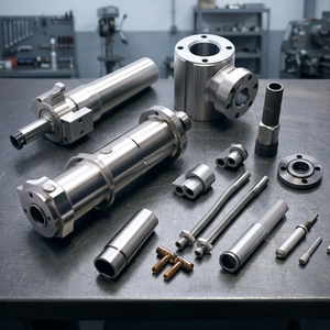 Production de composants métalliques de précision sur mesure OEM utilisant la fraisage CNC, le tournage et l'usinage multi-axes pour applications industrielles - Product Image 1