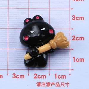 Halloween dễ thương bí ngô quyến rũ DIY Vườn giày hoa Nguồn cung cấp tóc phụ kiện rác điện thoại trường hợp trang trí - Product Image 4