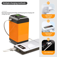 Douche de camping électrique 6000mah 7800mah Pompe de douche de camping portable avec chauffage Douche de camping à affichage numérique intelligent