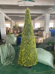 Cây thông Noel giả ngoài trời bán buôn, hình nón, chất lượng cao, dùng cho Tết và Lễ Phục Sinh, cao 150-200cm - Product Image 6