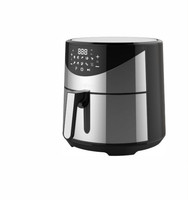 Friteuse à air numérique tactile multifonction à double panier indépendant 4L+4L, 2 compartiments