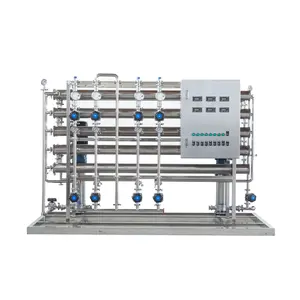 Double stage RO reverse osmosis pure water treatment 2000l/h industrial pure water machine direct drinking water equipment