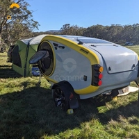 Offroad Camper Remorque Petite Avec Salle De Bains Plus Petite Caravane Pliante Rv Douche Complète Mini Camping pour Suv