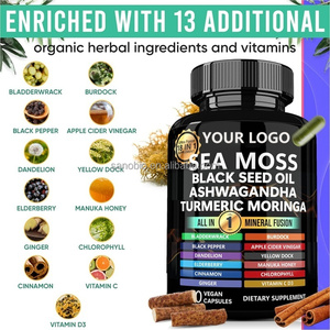 Oem/Odm Aanpasbare Zwarte Zaadolie Ashwagandha <span class=keywords><strong>Moringa</strong></span> Gember Multivitamine Supplement Zee Mos <span class=keywords><strong>Capsules</strong></span> - Product Image 6