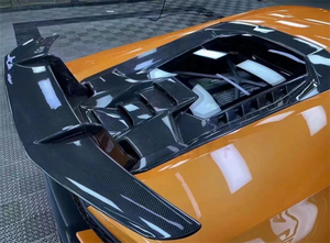 Per Lamborghini Huracan LP610 EVO <span class=keywords><strong>N</strong></span> style dry carbon fiber spoiler posteriore body kit paraurti anteriore paraurti posteriore minigonne laterali - Product Image 3