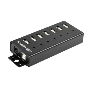 Waveshare Industrial Grade USB HUB Extending 7x USB 2.0 Ports 7x Concurrent USB Connections MTT Technology