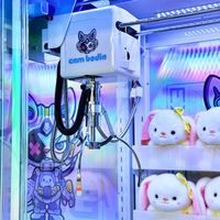 Machine à griffes d'arcade mini personnalisable pour peluches, cadeau pour petites entreprises, machine à poupées géante sans lecteur de billets ni monnayeur