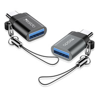 GS06 YESIDO Mini Adaptador OTG Tipo-C a USB, Lector de Tarjetas, Transmisor de Datos y Energía para Teléfono Móvil