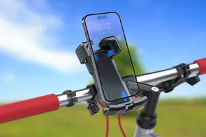 Motosiklet telefonu dağı 2023 sağlam bisiklet telefon tutucu gidon evrensel cep telefon tutucu bisiklet için motosiklet aksesuarları