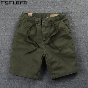 Pantaloncini da Uomo con Elastico in Vita, <span class=keywords><strong>Bermuda</strong></span> alla Moda, Pantaloncini Cargo a Metà Coscia - Product Image 3