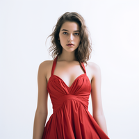 Créez Votre Propre Marque : Robes pour Femmes Sur Mesure, Taille Empire Droite, Longueur Ras du Sol, Sans Manches, Écologiques, Grandes Tailles, Faible MOQ, Haute Qualité