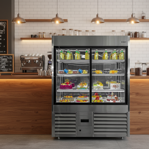 Vitrina Refrigerada Vertical Personalizada para Pasteles, Gabinete de Conservación de Múltiples Niveles para Panaderías de Alta Gama - Product Image 5