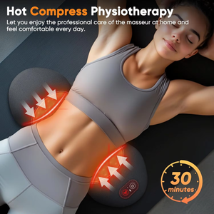 Cojín Masajeador <span class=keywords><strong>Lumbar</strong></span> Recargable, Almohada de Soporte para Alivio del Dolor, Dispositivo de Tracción, Soporte <span class=keywords><strong>Lumbar</strong></span> - Product Image 4