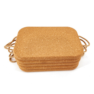 Mantel Individual de corcho para cocina, placa caliente, almohadillas para posavasos, olla de calor alto, estante para alimentos, plantas naturales, alfombrilla de corcho troquelada - Product Image 2