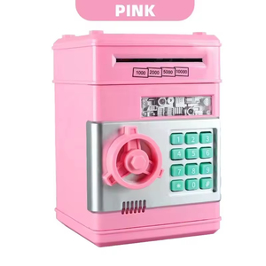 Caja Fuerte con Depósito ATM, Música, Enrollador Automático de Billetes, Succión de Papel, Cerradura con Contraseña, Caja de Seguridad para Niños, Banco de Depósito de Dinero - Product Image 2