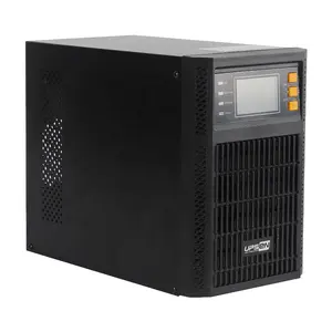 Ups 10kVA 8kw tiga fase masuk keluar gelombang sinus murni 380v UPS frekuensi tinggi aplikasi industri 10kva ups online