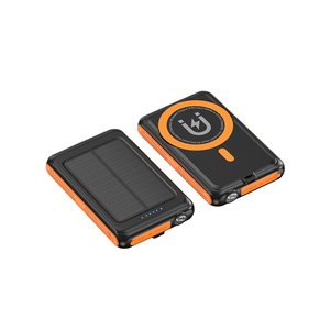 <span class=keywords><strong>Batterie</strong></span> <span class=keywords><strong>externe</strong></span> <span class=keywords><strong>solaire</strong></span> étanche haute capacité 5000 mAh, sans fil, portable, pour usage extérieur - Product Image 1