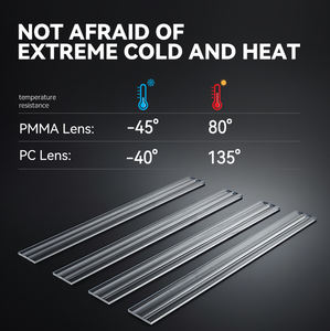 OEM 고효율 LED 반사경 PC 선형 프레넬 렌즈 광학 비구면 원통형 사각형 패턴 플라스틱 평면 볼록 - Product Image 6