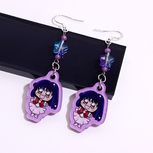 Hoshom hign ต่างหูอะคริลิคเรซิ่นอะนิเมะการ์ตูนอะนิเมะพิมพ์ลายตามสั่งใหม่ - Product Image 2