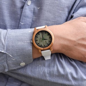 Jam Tangan DODO untuk Dijual DEER Quartz Tali Karet Kayu Bambu Mewah Antik Fashion Menawan MIYOTA Cina Olahraga Pria B11 - Product Image 4