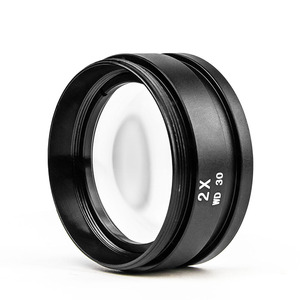 Objectif de microscope stéréo WD30, zoom, <span class=keywords><strong>lentille</strong></span> de <span class=keywords><strong>Barlow</strong></span> 2X - Product Image 3