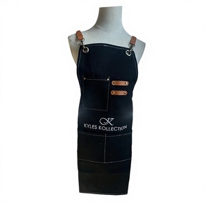 ผ้าคลุมตัดผมช่างทำผมแบบใหม่ พิมพ์ลายด้วยความร้อนบน PVC สวมใส่สบาย พร้อมโลโก้สั่งทำได้ - Product Image 1