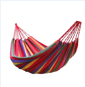 Portable arc-en-ciel extérieur Patio Double pliable Camping balançoire toile hamacs ultra-léger Camping hamac balançoire avec sac à dos - Product Image 5