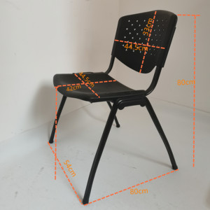 Chaise plastique ergonomique empilable bon marché en gros <span class=keywords><strong>prix</strong></span> d'usine événements conférence primaire étudiants salle <span class=keywords><strong>de</strong></span> classe - Product Image 4