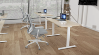 Bureau debout électrique à double moteur, réglable en hauteur, ergonomique, pour le travail à domicile, intérieur, neuf