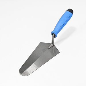 Truelle à briques en acier au carbone à tête ronde pour la maçonnerie, le plâtrage, la construction de murs, le nivellement des sols - Product Image 5