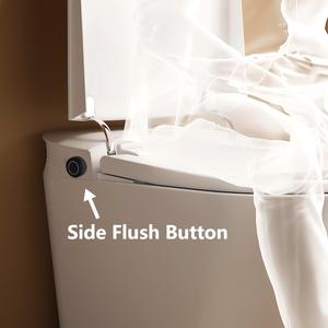 Bas <span class=keywords><strong>prix</strong></span> articles sanitaires en céramique placard à eau cuvette de toilette intelligente électrique montée au sol une pièce toilette intelligente pour villas - Product Image 5