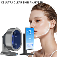 Analyseur d'images cutanées 3D IA X5 2026, scanner multispectral facial 36MP avec analyse de l'acné et prise US pour la maison et les salons de beauté