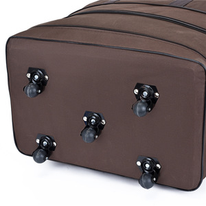 Lin Xue <b>Foldable</b> Waterproof Travel Luggage Bag Large Capacity Expandable <b>Backpack</b> For Leisure Travel Black - Product Image 4