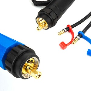Antorcha de Soldadura MIG CO2 24KD con Cable de 3M/4M/5M/10M/20M, Refrigerada por Aire, Adaptador Central <span class=keywords><strong>Tipo</strong></span> Euro, Conector Trasero - Product Image 2