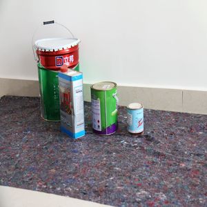 Peintre Couverture Polaire Anti-dérapant <span class=keywords><strong>Peinture</strong></span> <span class=keywords><strong>Feutre</strong></span> Sous-Couche Anti-dérapant Tapis Absorbant Polaire Polaire <span class=keywords><strong>Tissu</strong></span> 100% Polyester Enduit Uni - Product Image 4