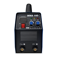 Machine à souder à l'arc à courant continu Shanghao MMA160, nouvelle, 110V/220V, petite machine à souder à l'arc industrielle, 6.0kVA, IP21S, cycle de service de 85%, avec pièces