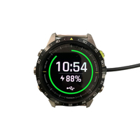 Kabel Pengisian Daya Magnetik Pengganti Portabel Hitam 1M 3.3FT untuk Kabel Pengisian Jam Tangan Garmin MARQ gen2