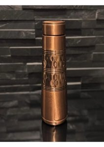Custom Made Highly Durable Metal Copper <b>Water</b> <b>Bottle</b> with Lid Anti-corrosion Coating Elegant Design for Camping Outdoor Travel - Product Image 2