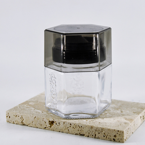Wholesale 180ml 280ml 380ml 500ml Food Grade Hexagon Glass Honey Jar with Screw lid