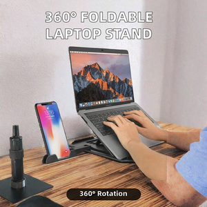 Support pour ordinateur portable avec refroidisseur USB et double ventilateur pour jeux - Product Image 3